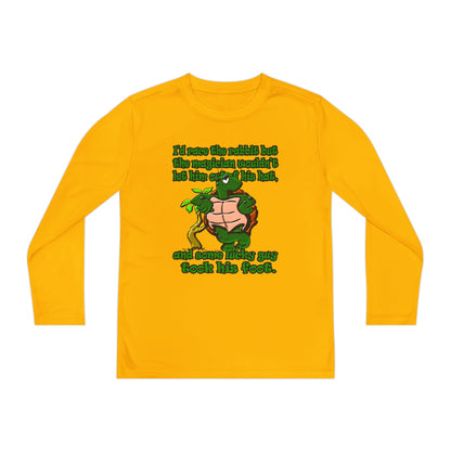 turtle race - Youth Long Sleeve Competitor Tee