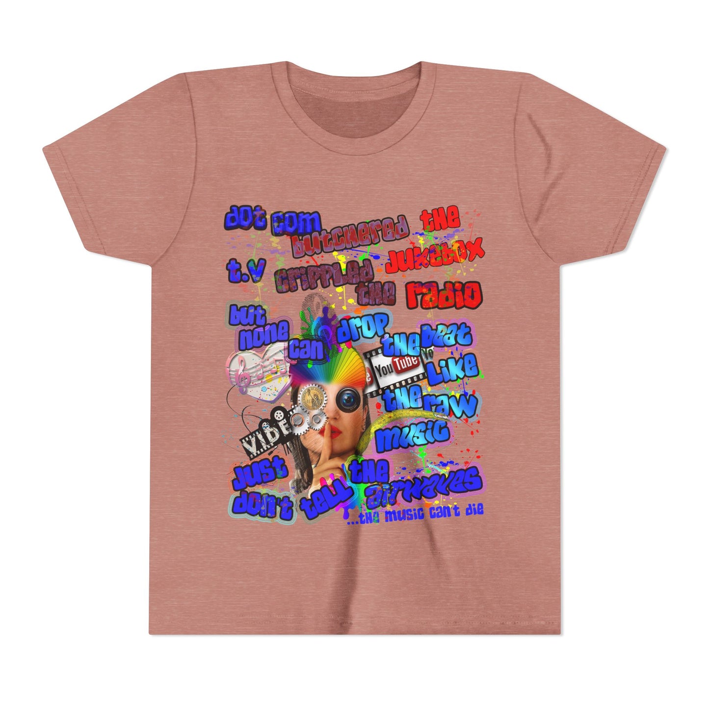 drop the beat - Youth Short Sleeve Tee