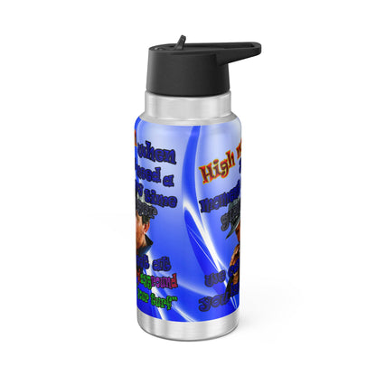 high noon - Gator Tumbler, 32oz  (blue-white wave)