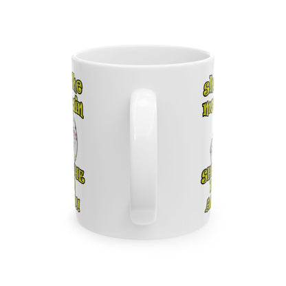 shoot the moon again - White Mug (white)