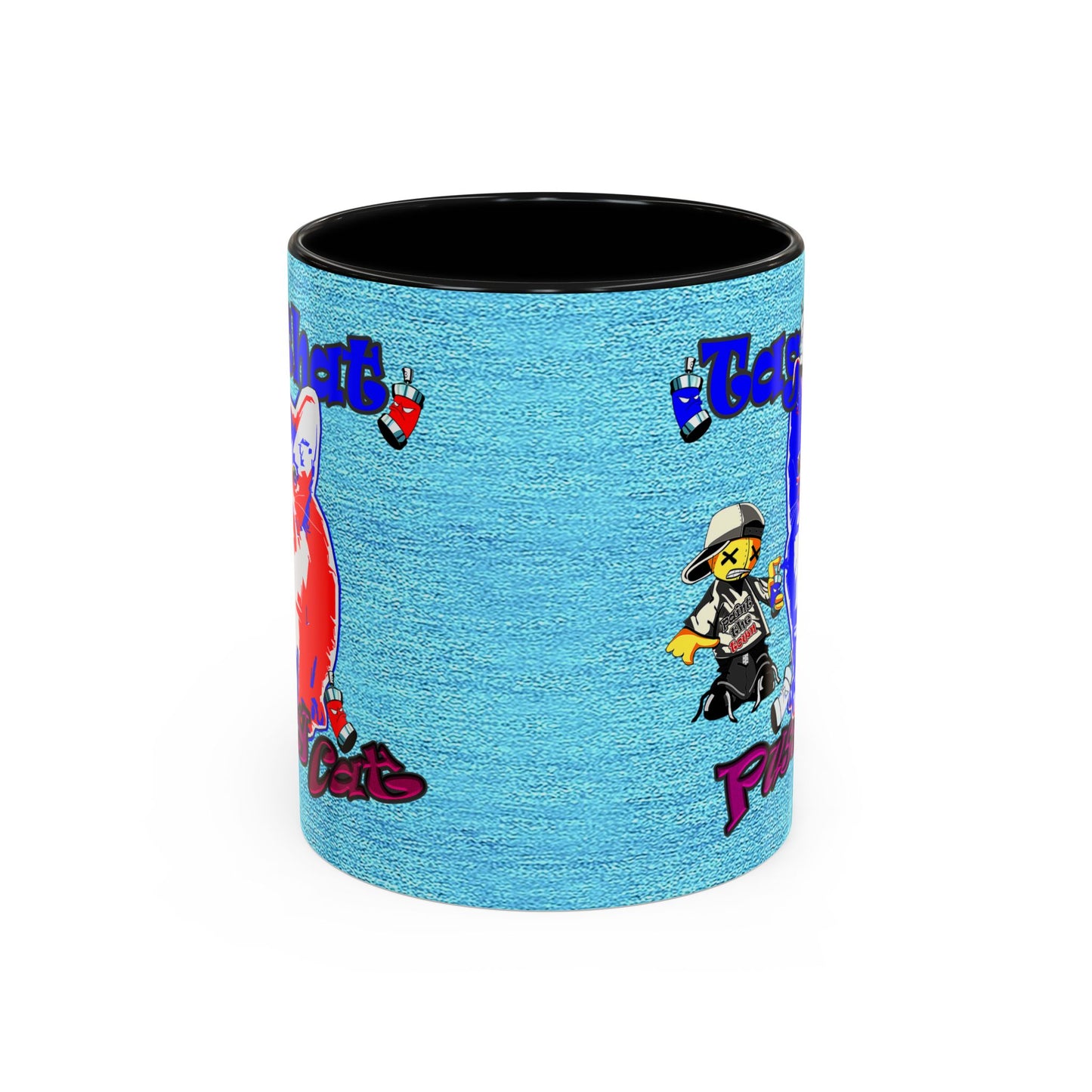 tag that - Accent Mug (faded blue)