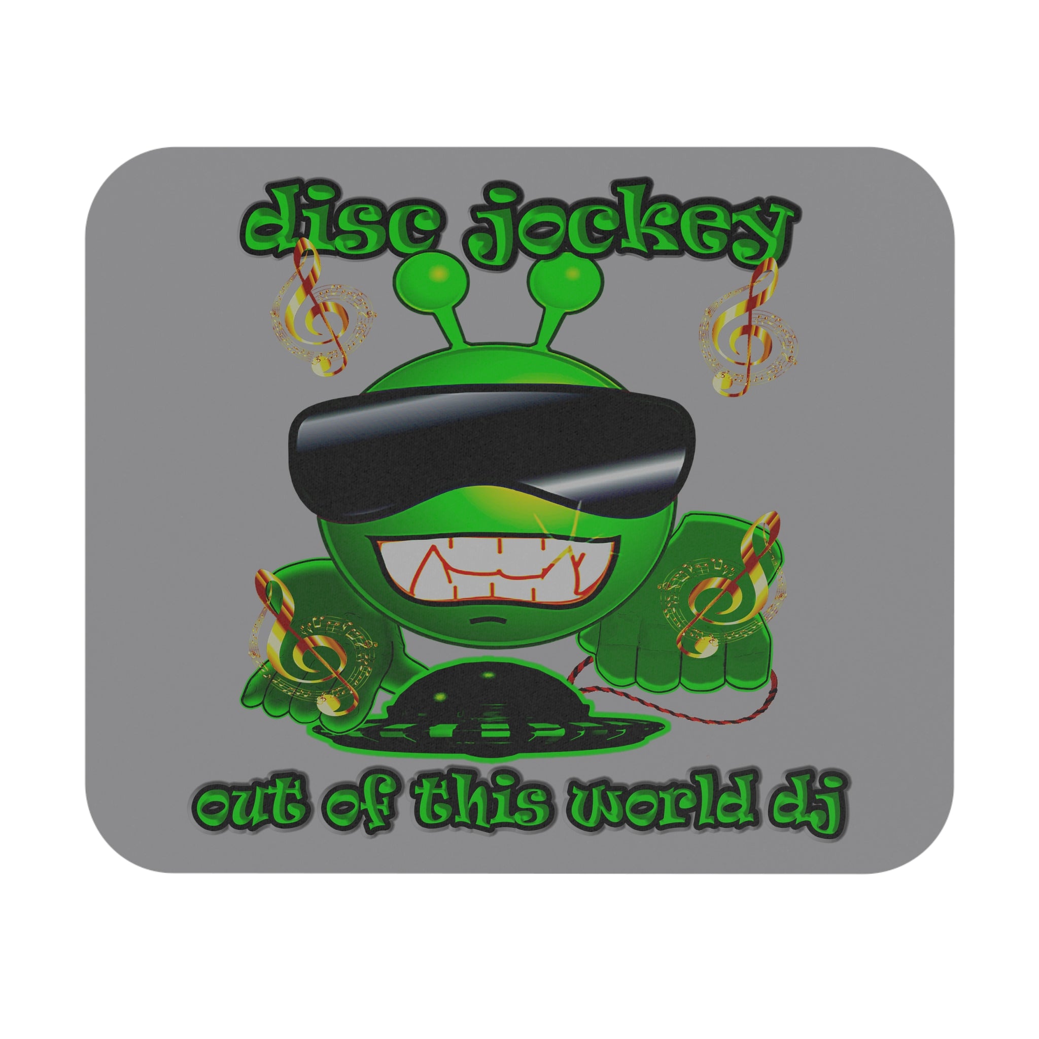 disc jockey - Mouse Pad (Rectangle) (grey)