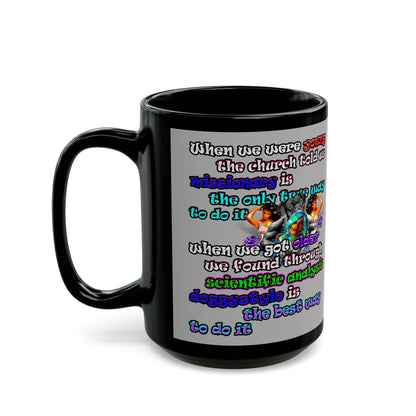 doggystyle - Black Mug (light grey)