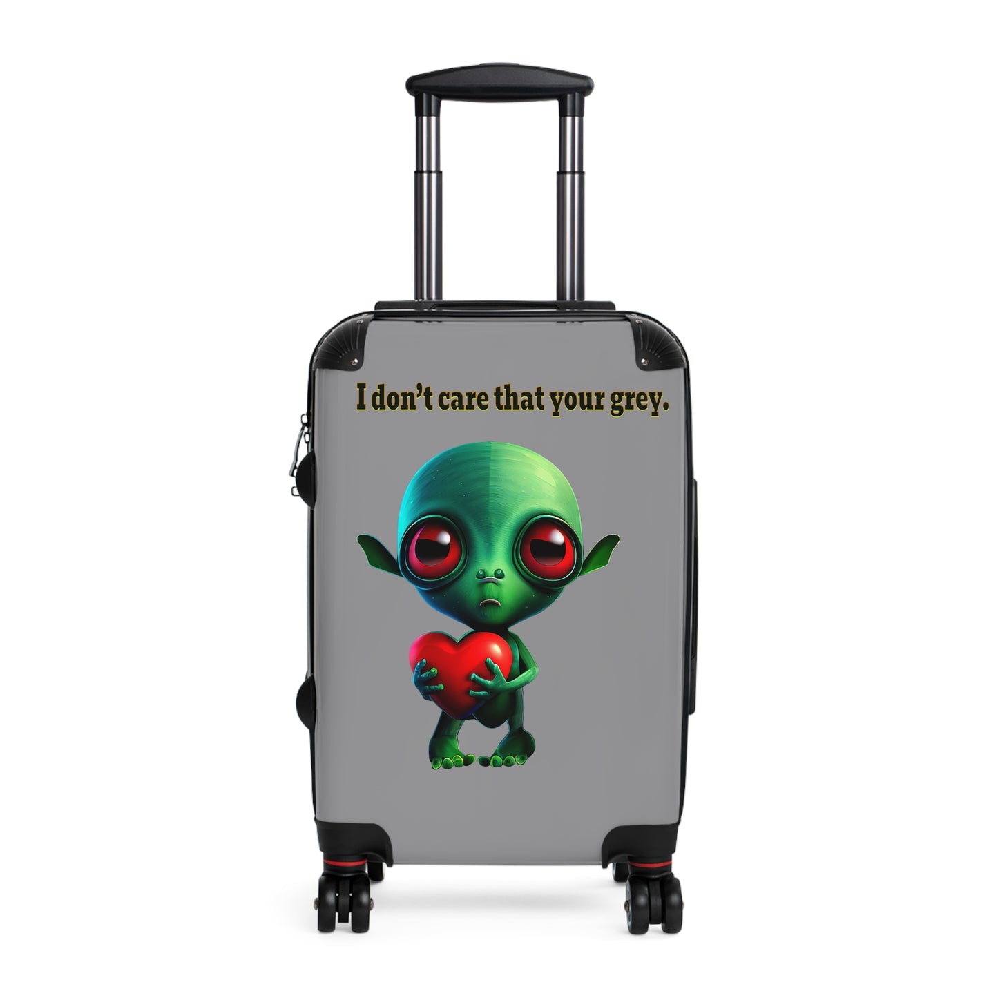 I don't care that your grey - Suitcase (grey)