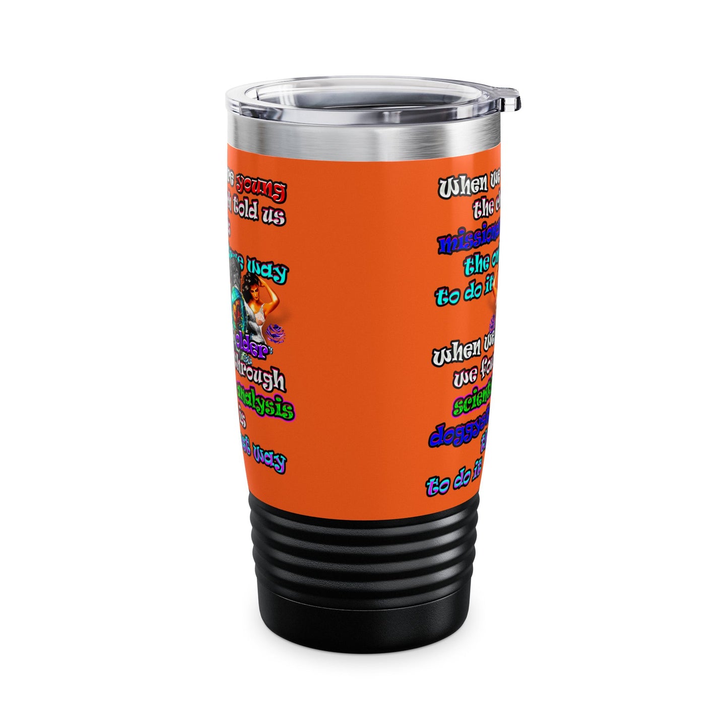 doggystyle - Ringneck Tumbler, 20oz (orange)