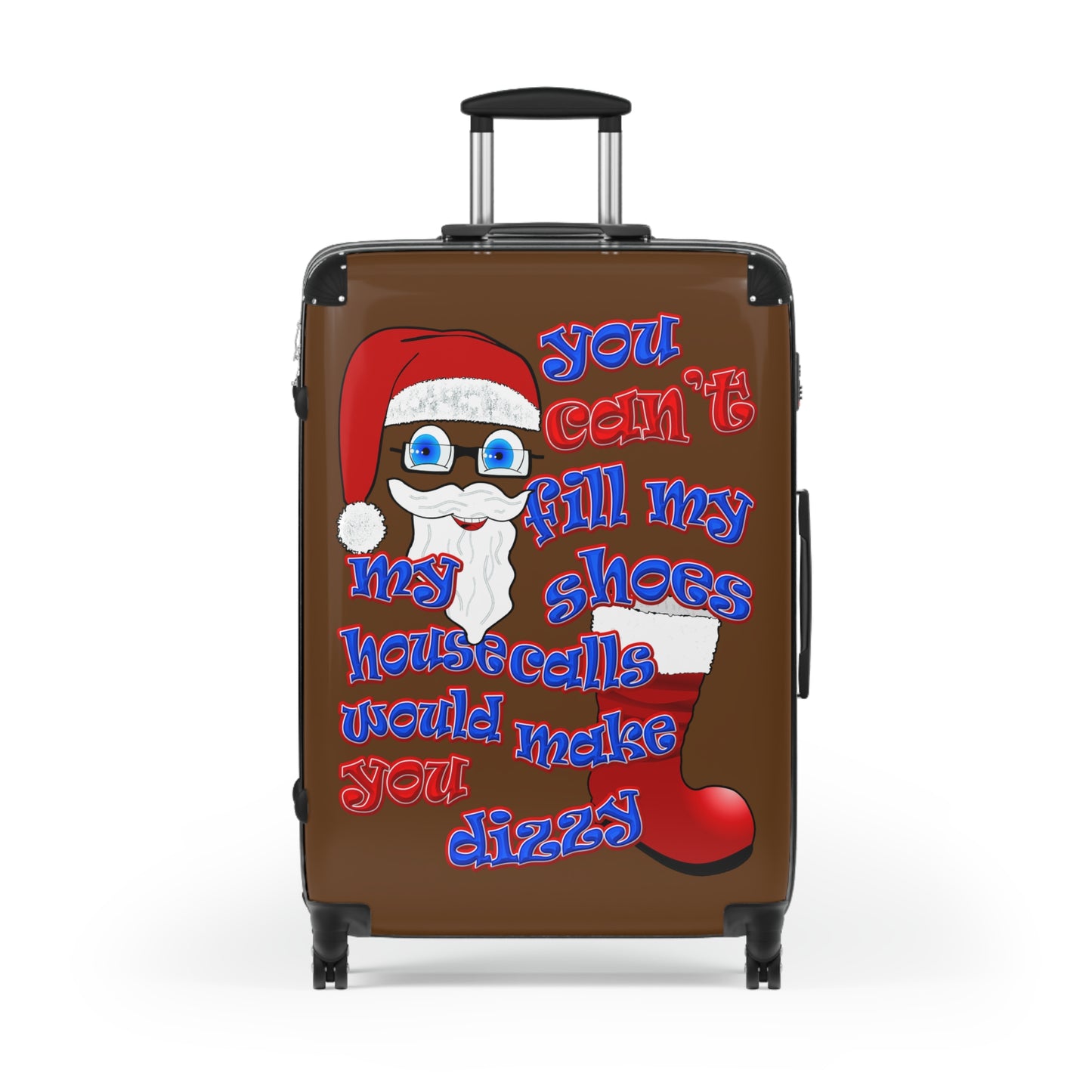 santa's shoes - Suitcase (brown)