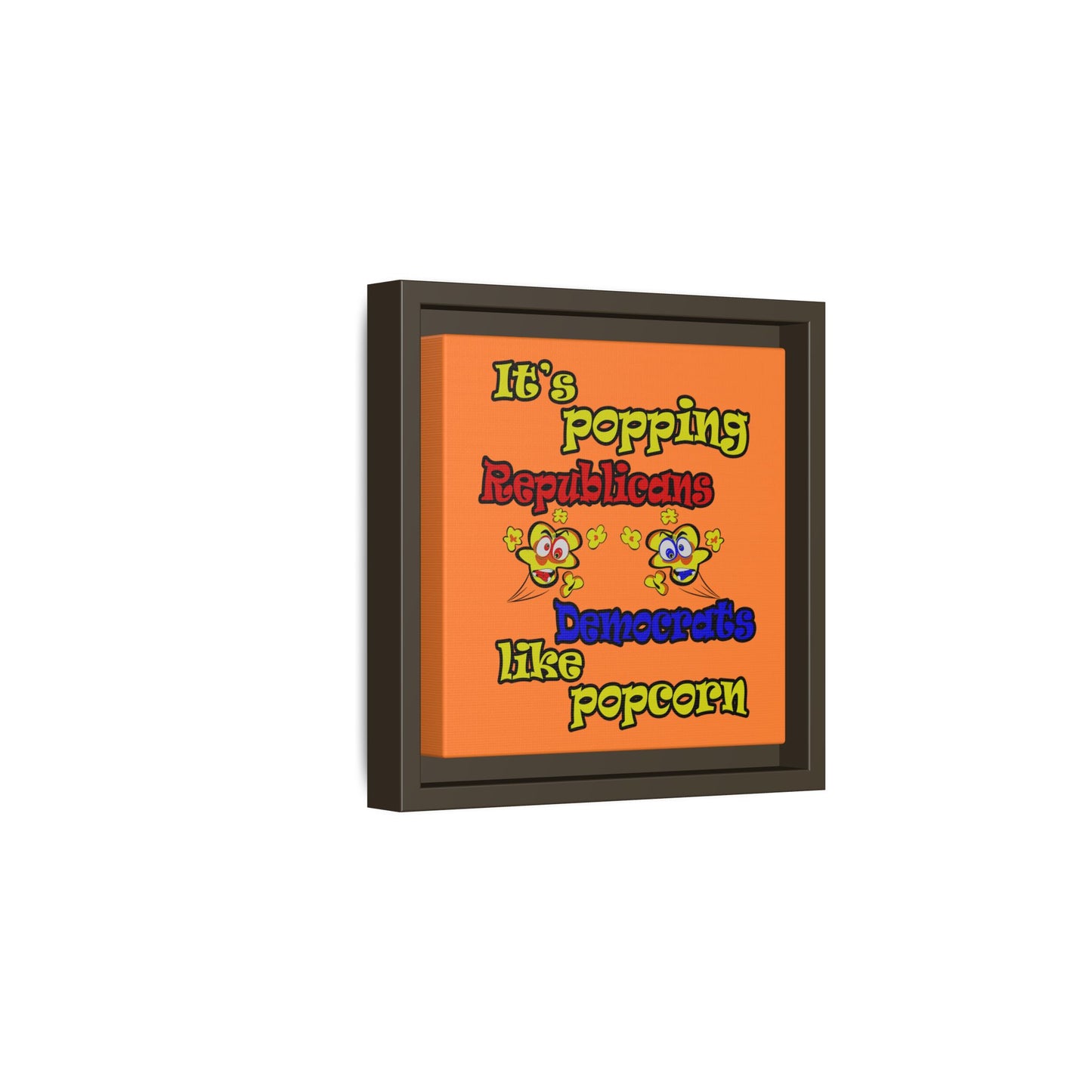 popping like popcorn - framed canvas art (crusta)