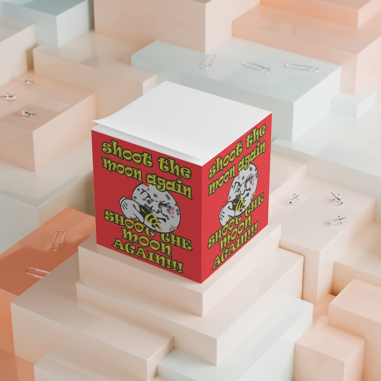 shoot the moon again - note cube (red)