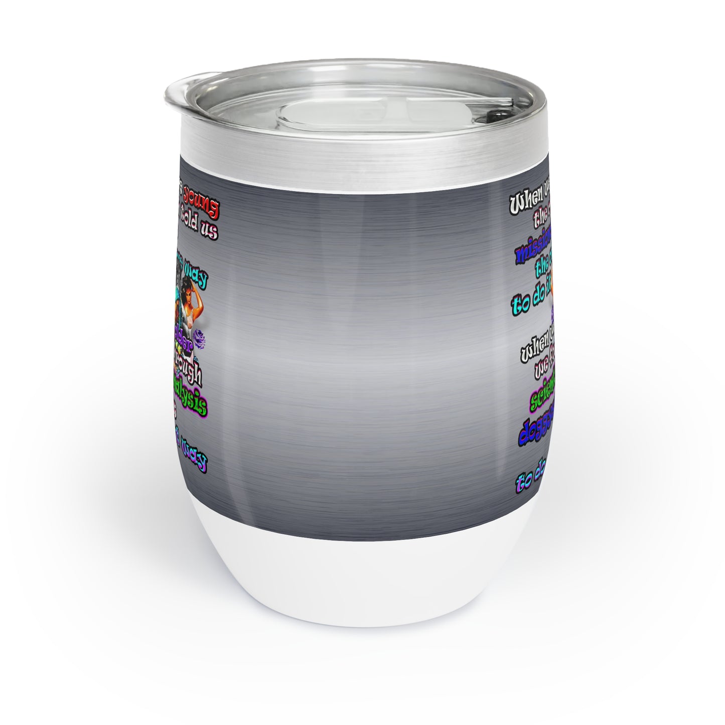 doggystyle - Chill Wine Tumbler (brushed nickel)