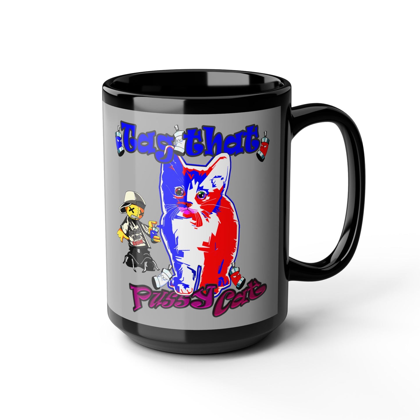 tag that - Black Mug (light grey)