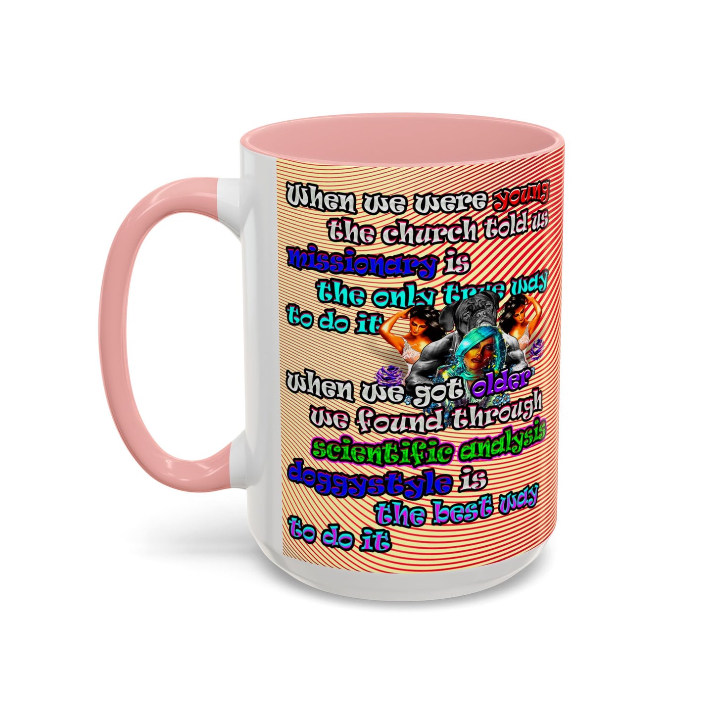 doggystyle - Accent Mug (yellow-orange wave)