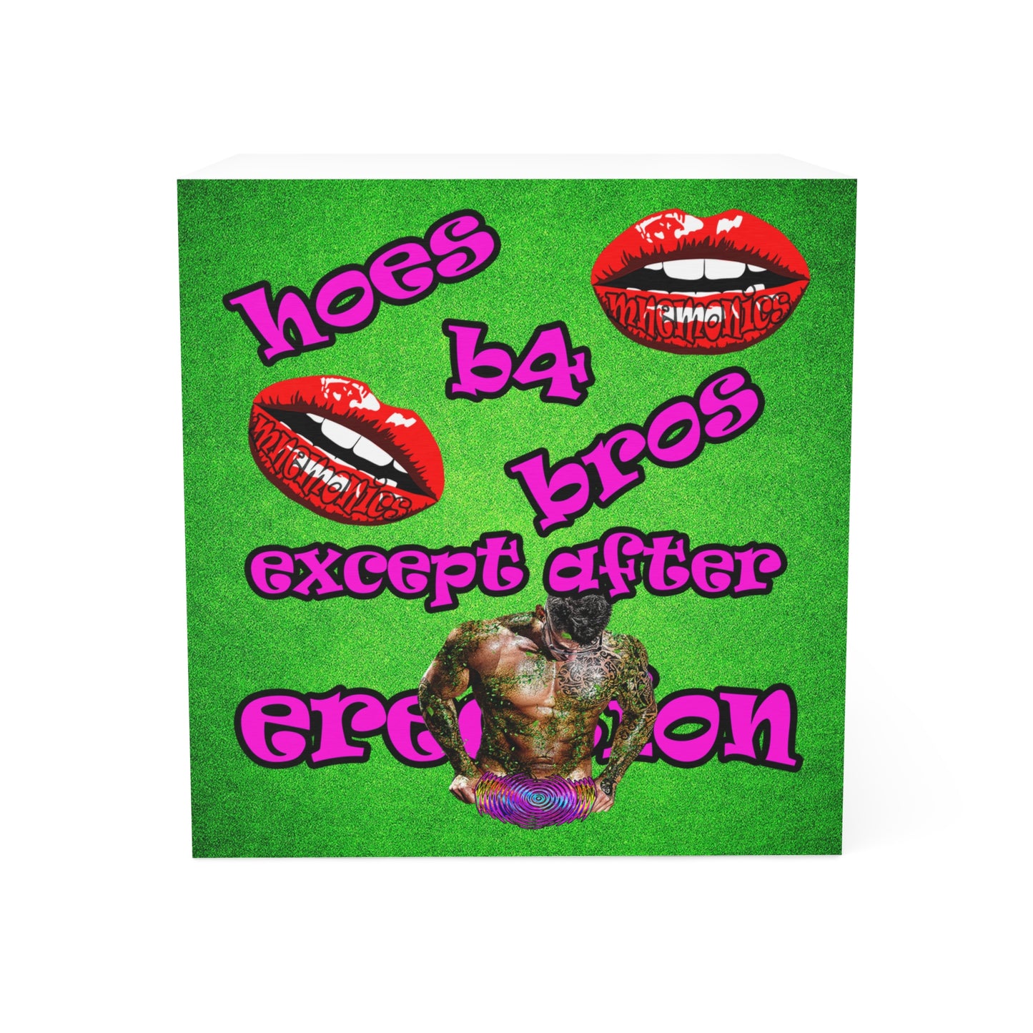 hoes b4 bros - note cube (green turf)