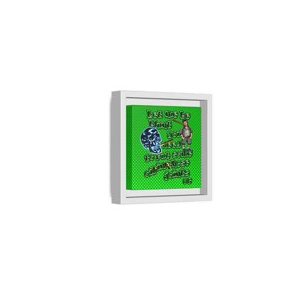 og - framed canvas art (logo green)