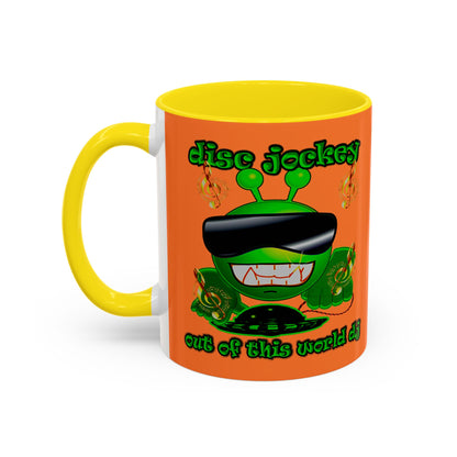 disc jockey - Accent Mug (crusta)