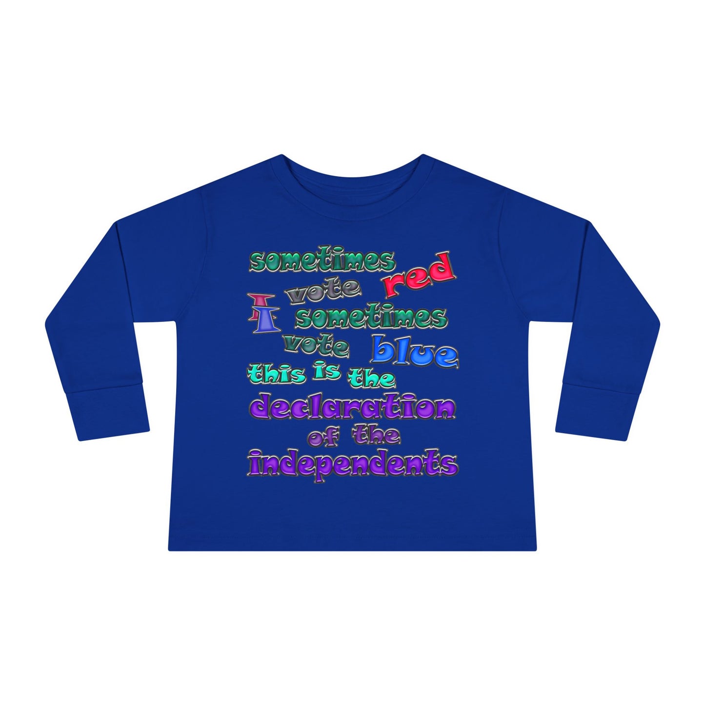 declaration of the independents - Toddler Long Sleeve Tee