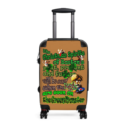 christmas spirits of boston - Suitcase (light brown)