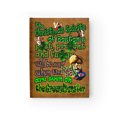christmas spirits of boston - journal-lined (brown papyrus)