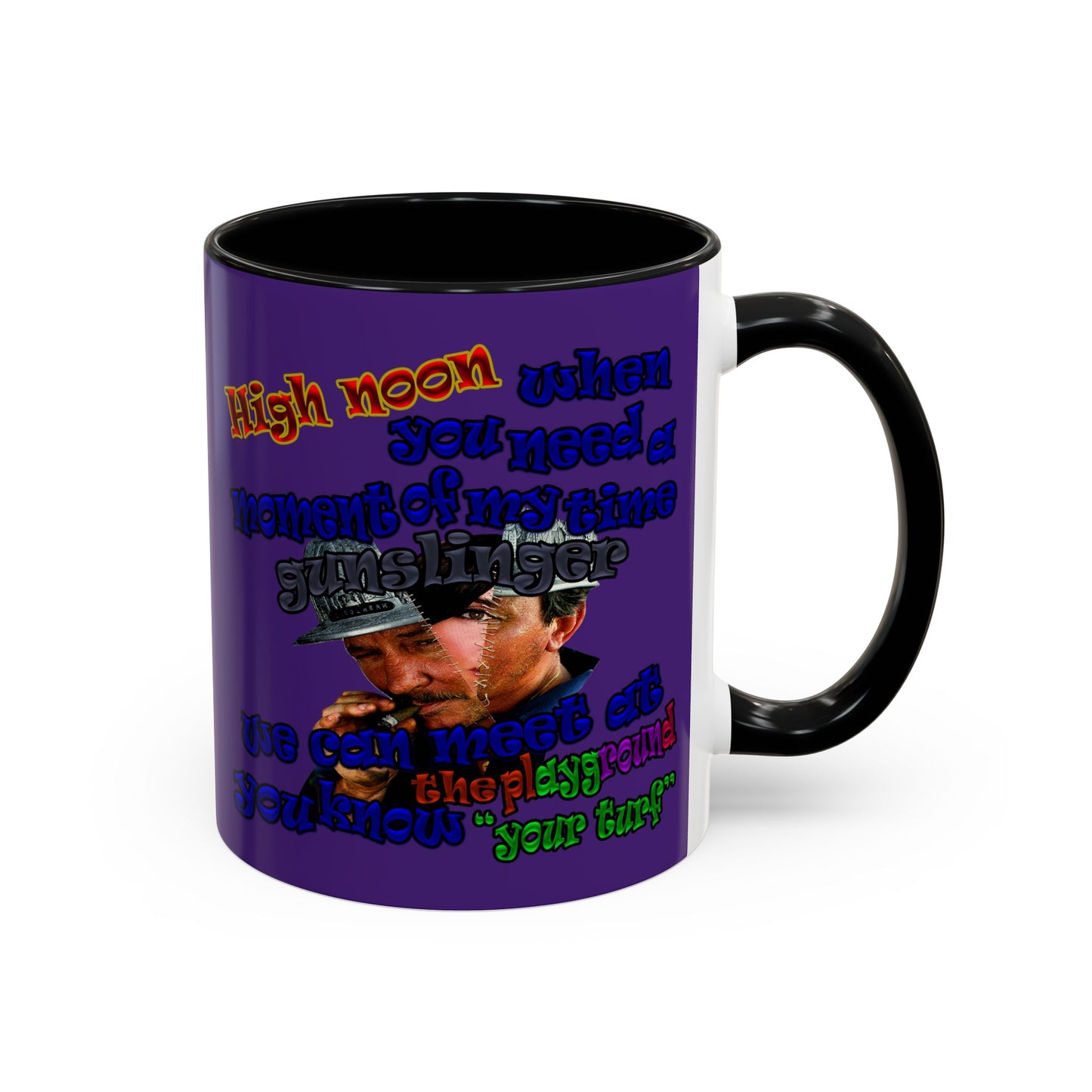 high noon - Accent Mug (purple)