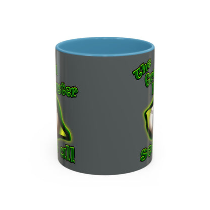 green monster - Accent Mug (dark grey)