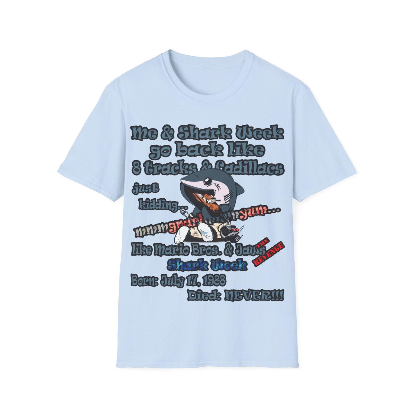 shark week - Unisex Softstyle T-Shirt