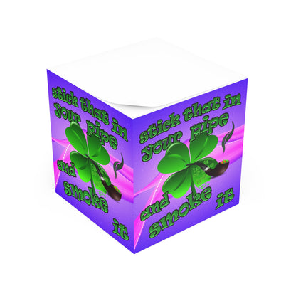 stick that in your pipe and smoke it - note cube (purple-pink wave)