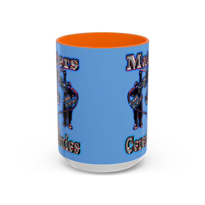 em cee squared - Accent Mug (light blue)