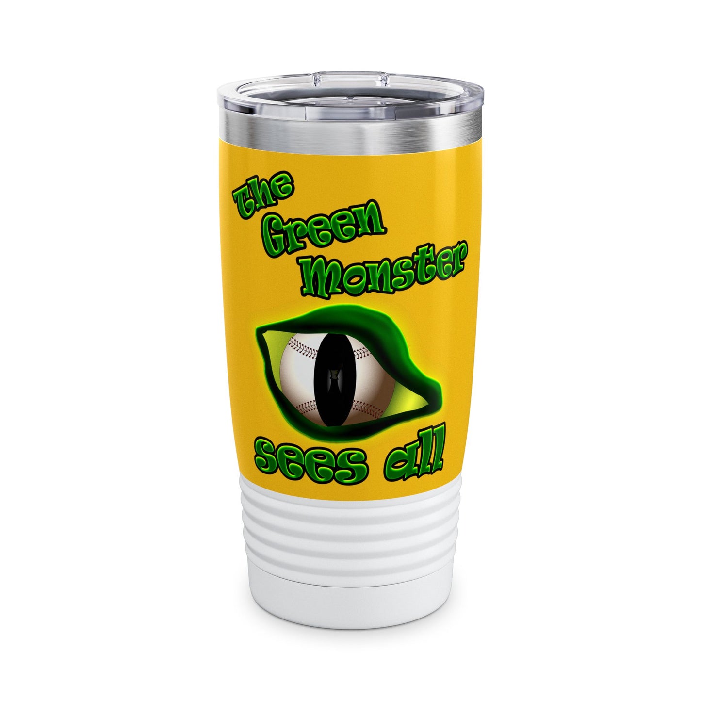 green monster - Ringneck Tumbler, 20oz (yellow)