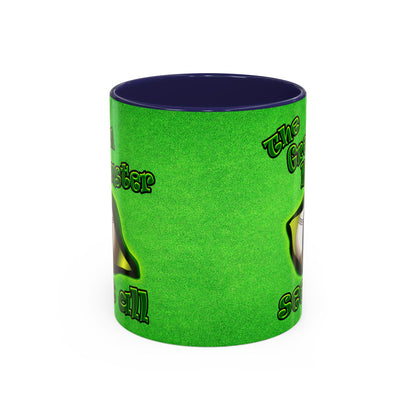 green monster - Accent Mug (green turf)