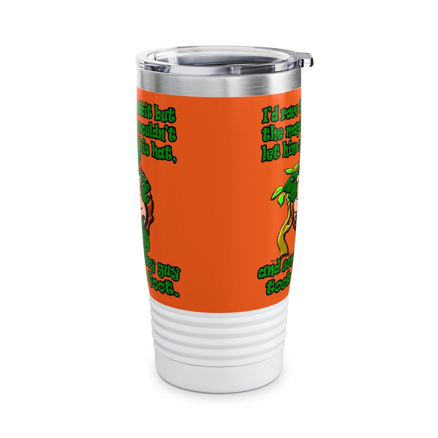 turtle race - Ringneck Tumbler, 20oz (orange)