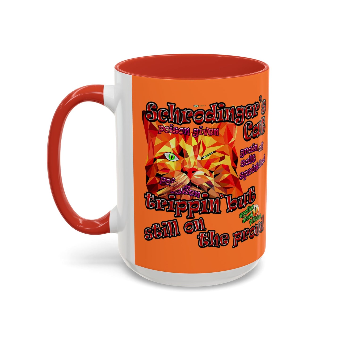 schrodinger's cat - Accent Mug (crusta)