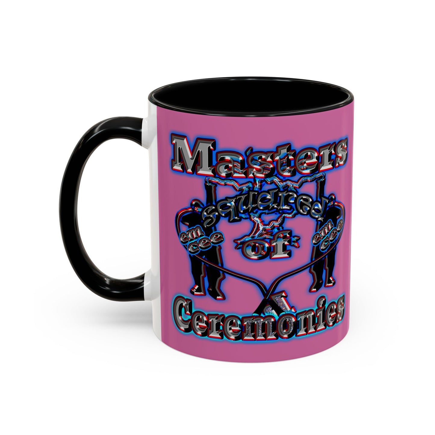 em cee squared - Accent Mug (light pink)