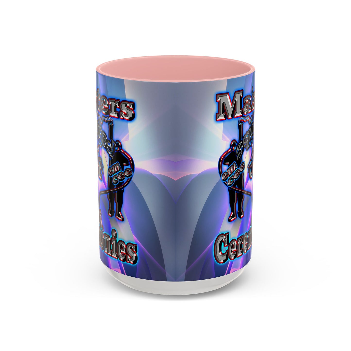 em cee squared - Accent Mug (grey-pink wave)