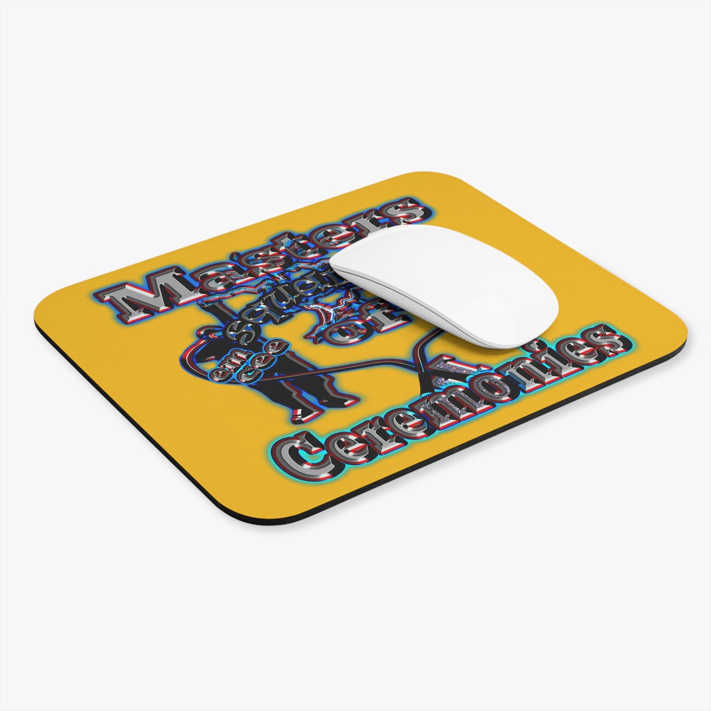 em cee squared - Mouse Pad (Rectangle) (yellow)
