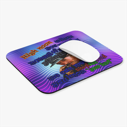 high noon - Mouse Pad (Rectangle) (purple wave)