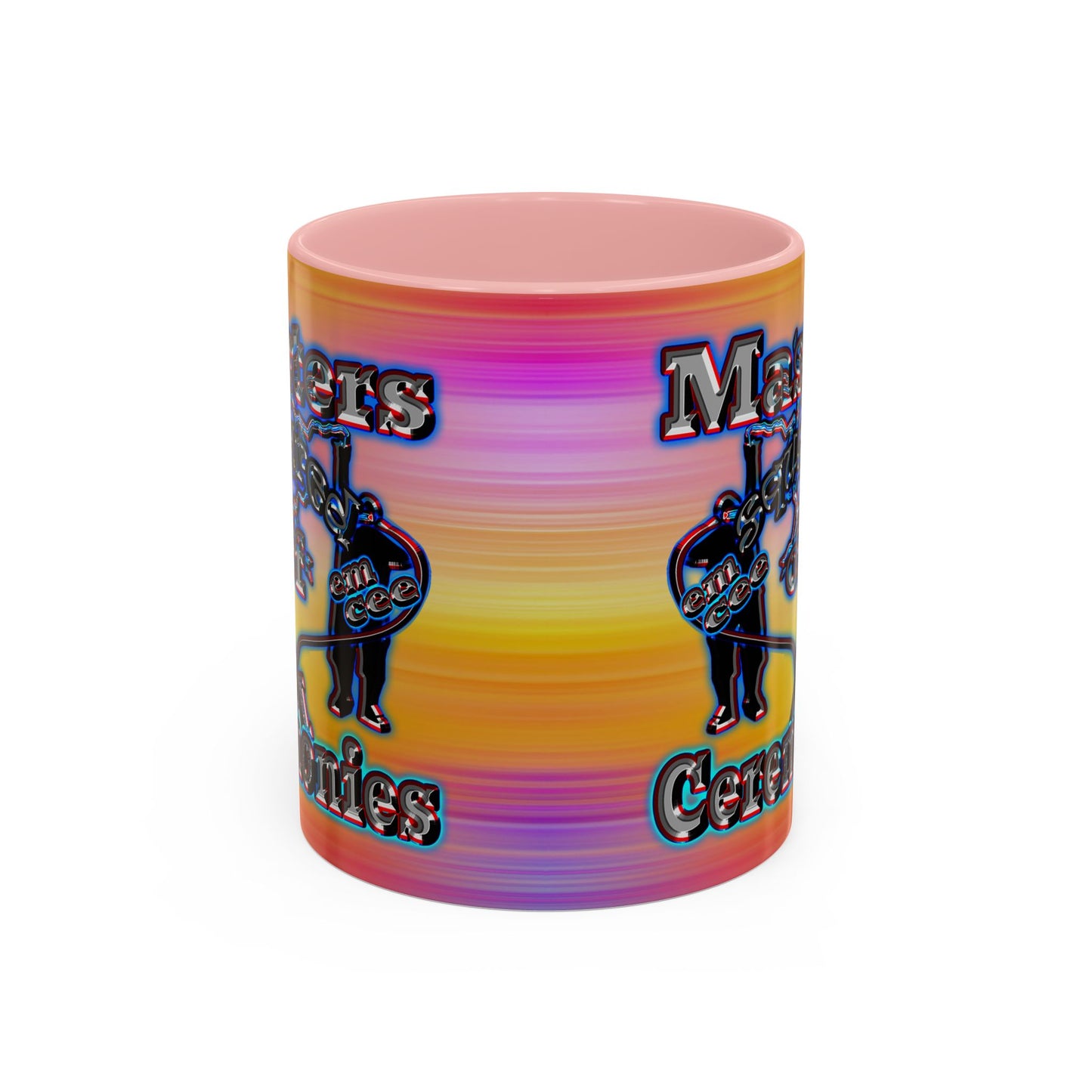 em cee squared - Accent Mug (color blur)