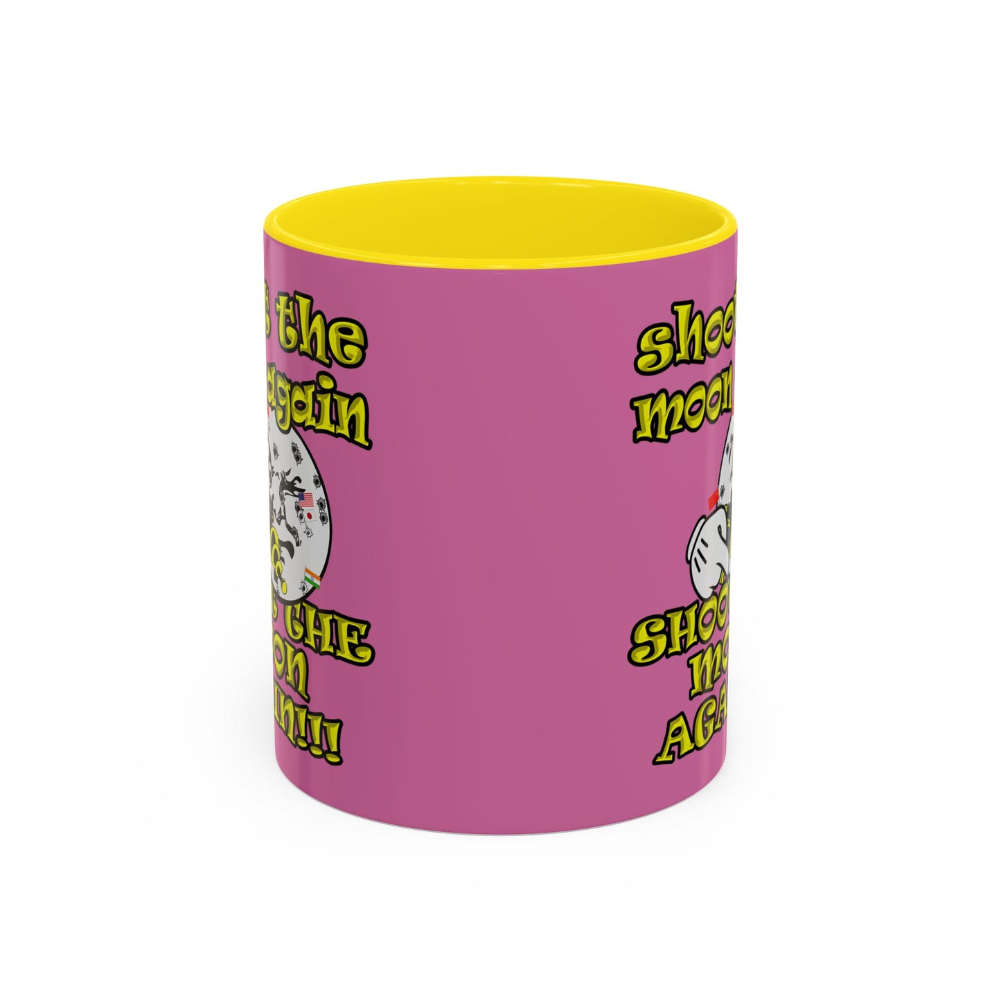 shoot the moon again - Accent Mug (light pink)