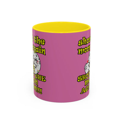 shoot the moon again - Accent Mug (light pink)