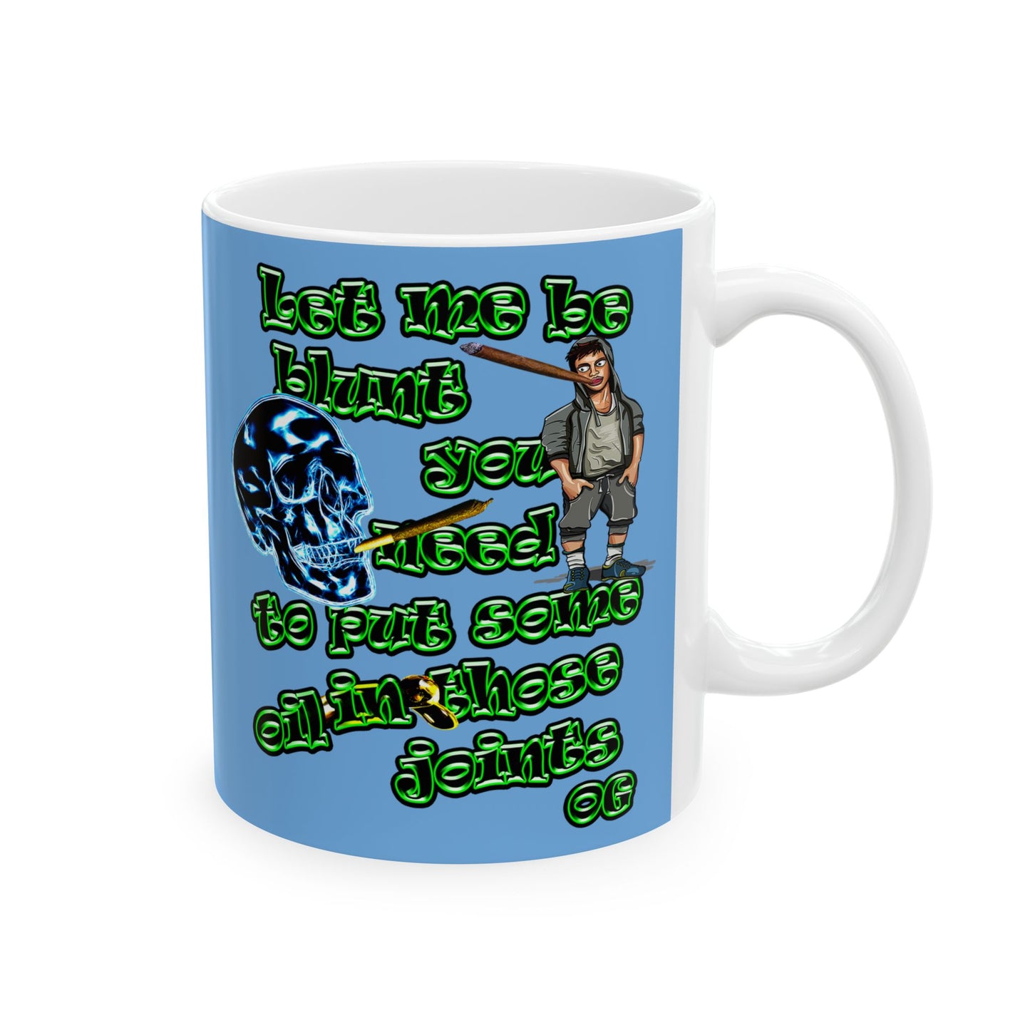 og - White Mug (light blue)