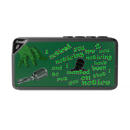 noticed you noticing - Jabba Bluetooth Speaker (dark green)
