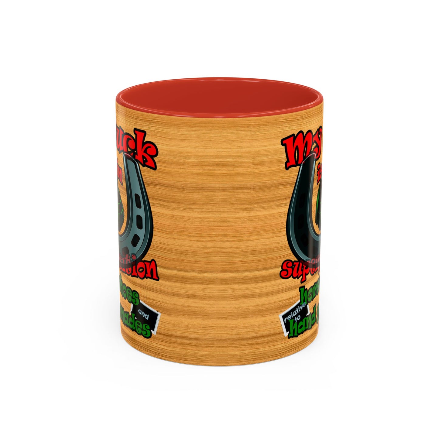 my luck - Accent Mug (butterscotch wood finish)