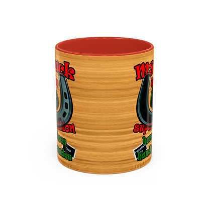 my luck - Accent Mug (butterscotch wood finish)