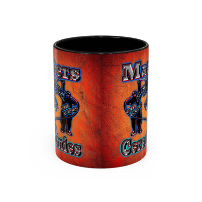 em cee squared - Accent Mug (burnt orange)