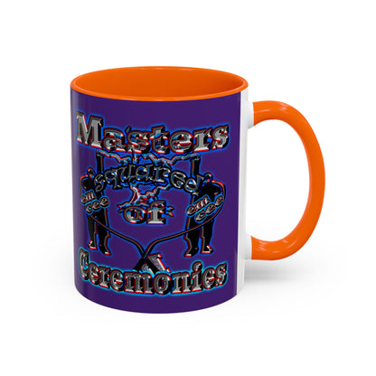 em cee squared - Accent Mug (purple)