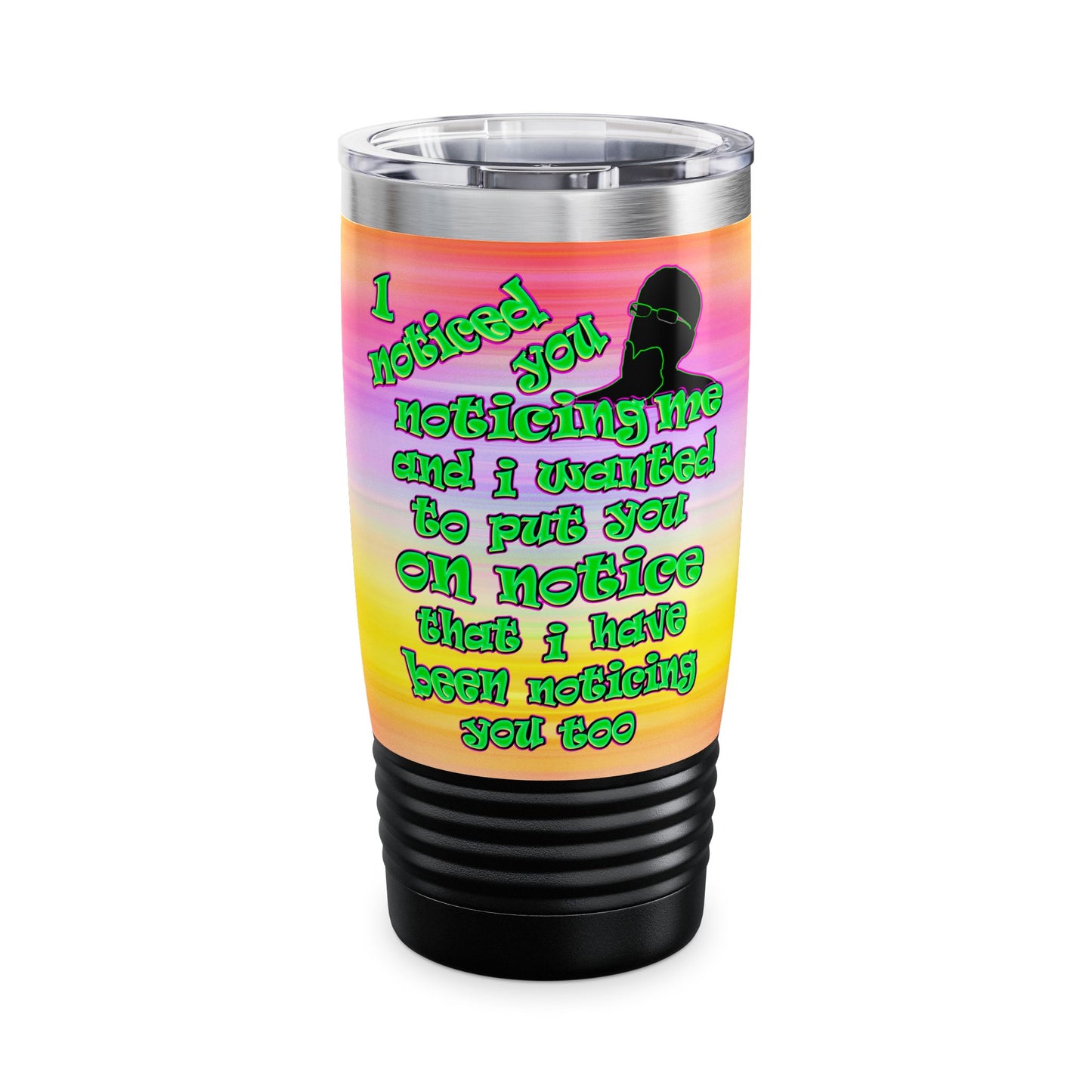 noticed you noticing - Ringneck Tumbler, 20oz (color blur)