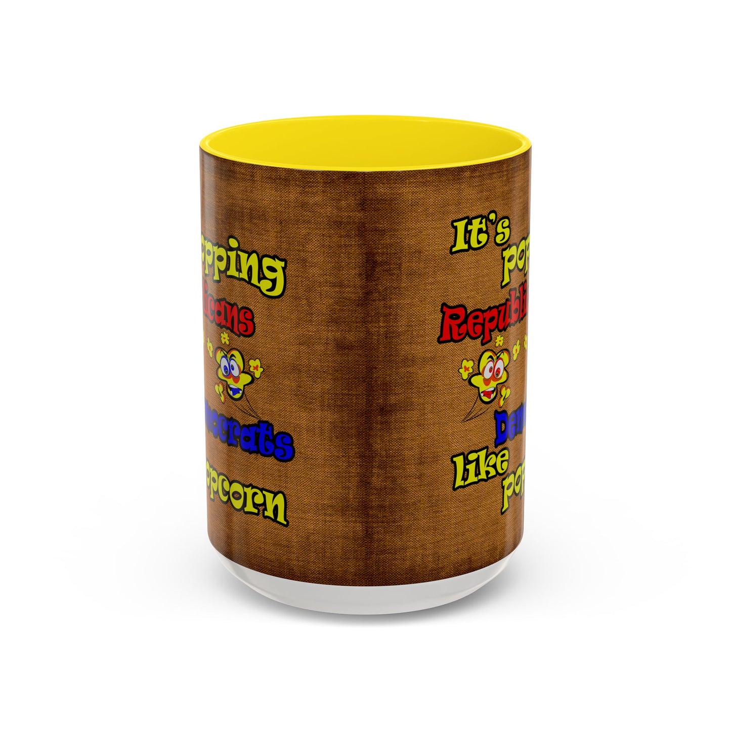 popping like popcorn - Accent Mug (brown papyrus)
