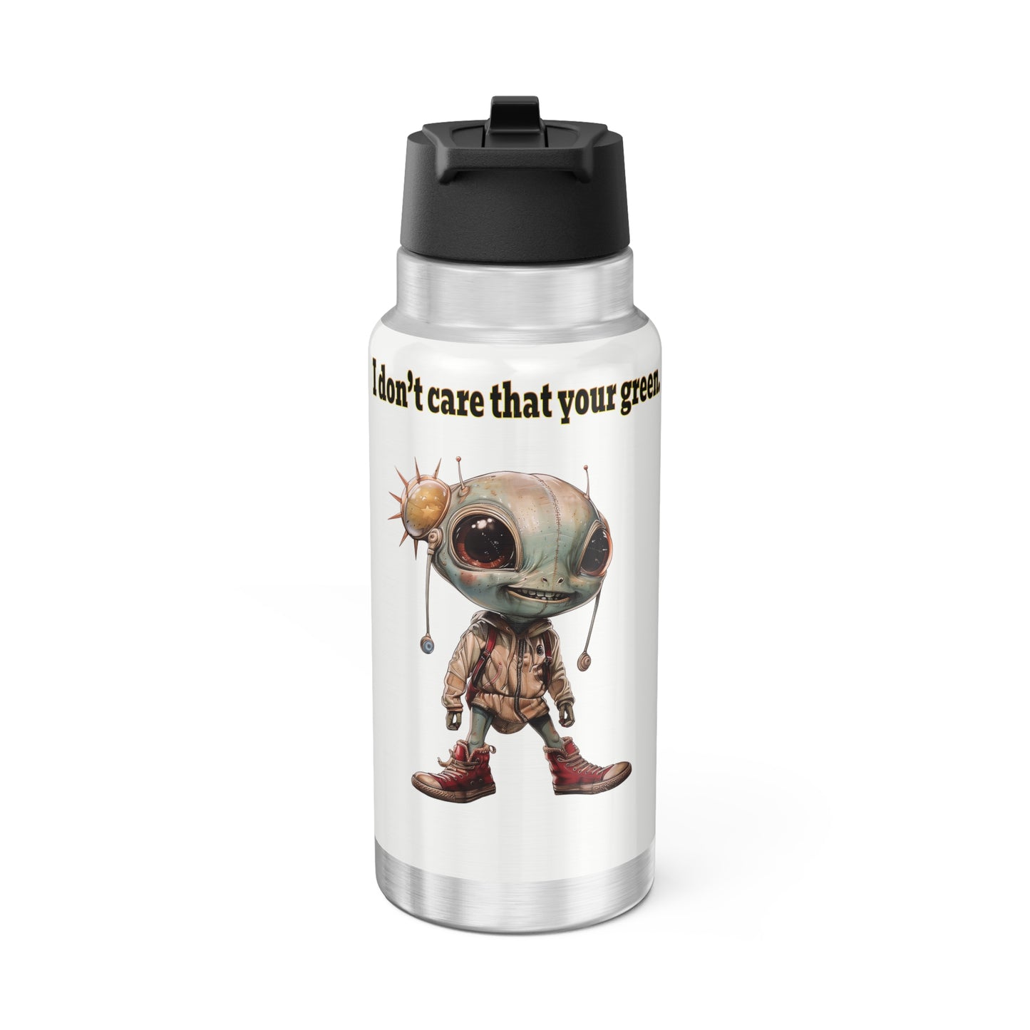 I don't care that your grey - Gator Tumbler, 32oz (white)