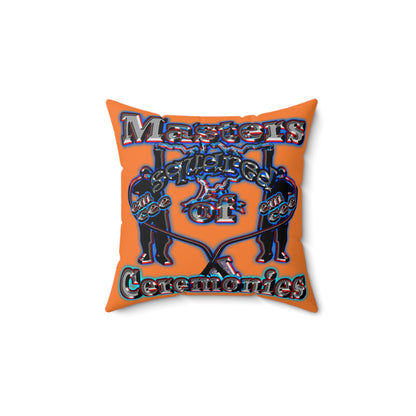 em cee squared - Spun Polyester Square Pillow - (crusta)