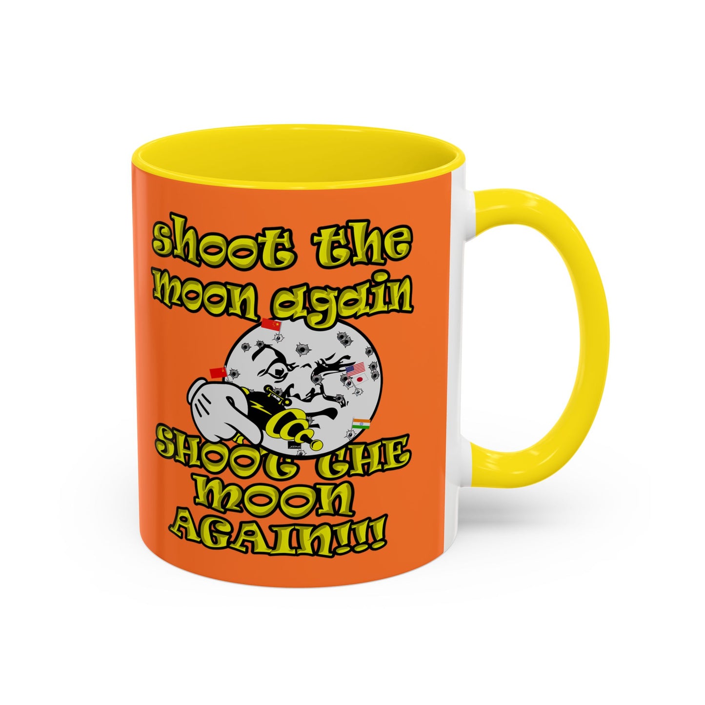 shoot the moon again - Accent Mug (crusta)