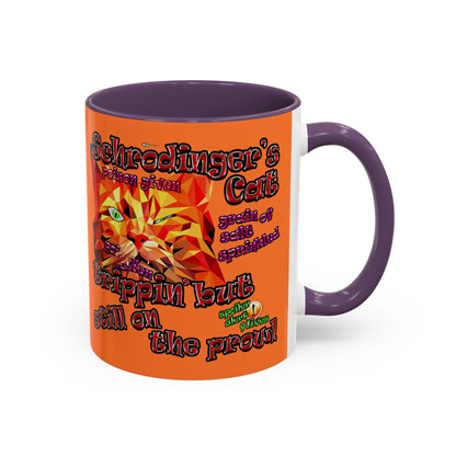 schrodinger's cat - Accent Mug (crusta)