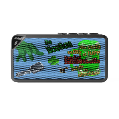 celtics logo - Jabba Bluetooth Speaker (light blue)